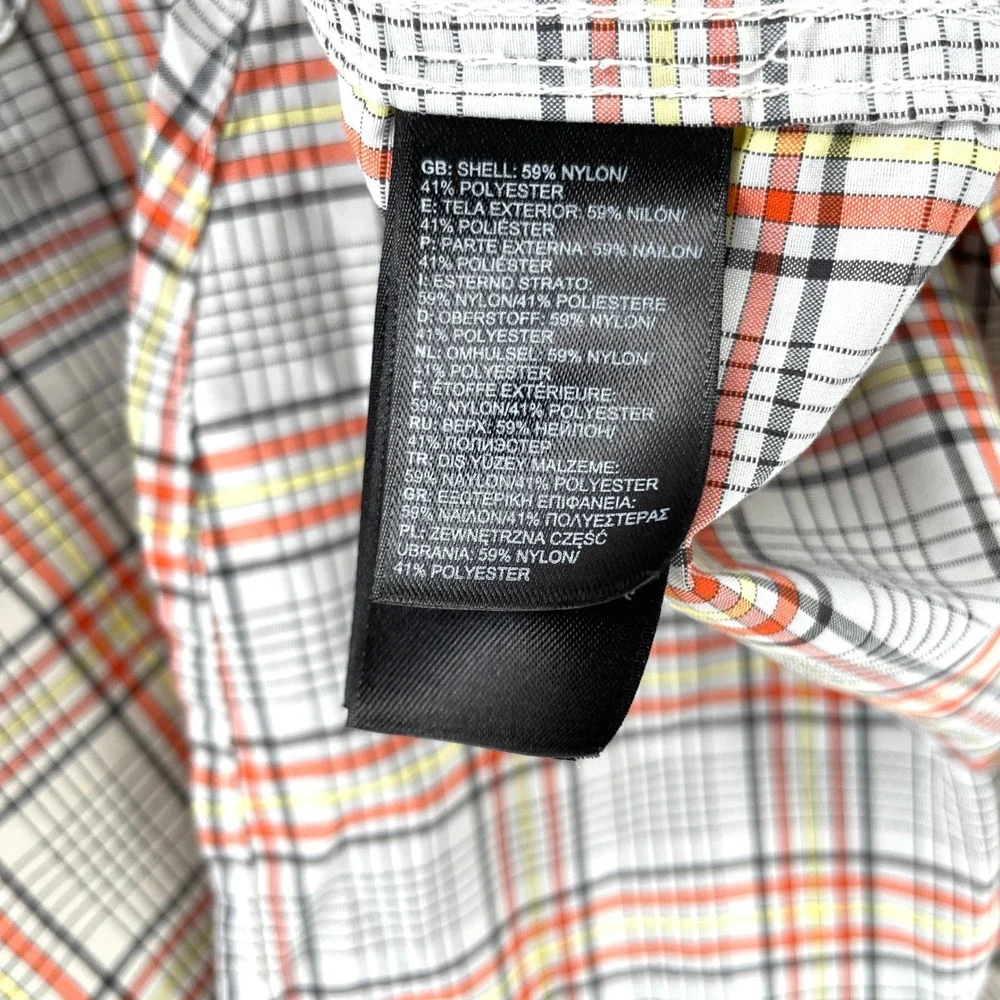 The‎ North Face Plaid Short Sleeve Button Up Shirt Men's M Lightweight Outdoor
